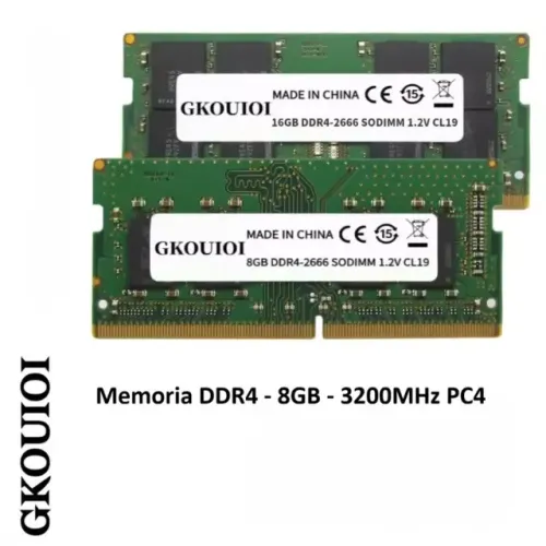 Memória RAM DDR4 SODIMM para Notebook - 8GB - 3200MHz PC4 (GKOUIOI)