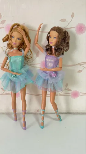 Barbie Bailarina gêmeas Hadley e Isla princesa