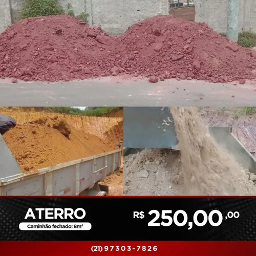 ATERRO LIMPO: 8M³