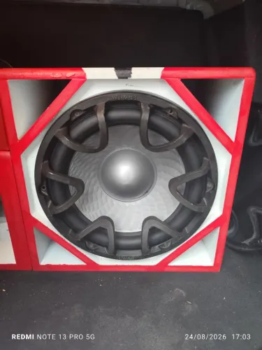 Caixa 4 vias Bravox uxp 12 polegadas 500 RMS personalizada 