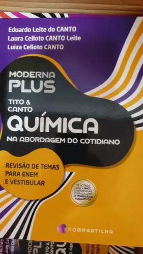 Livro química editora Moderna