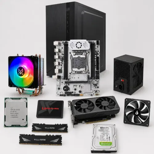 Pc Completo Kit X99 Xeon 2667 V4 Rx 550 16Gb Ram 2666mhz - Aceito Ofertas