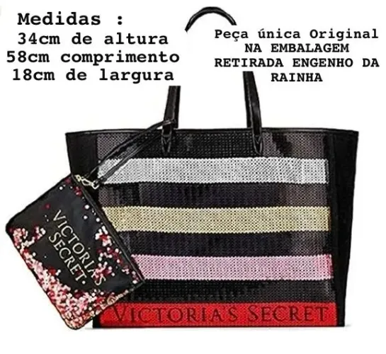 BOLSA TOTE E NECESSAIRE VICTÓRIA SECRET