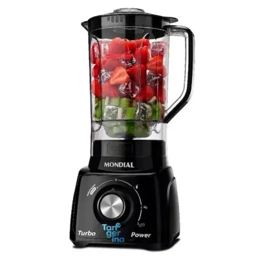 Liquidificador com Filtro Mondial 500W 2.2L Preto 127V