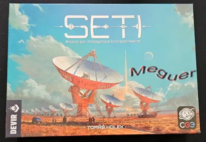 SETI Busca por Inteligência Extraterrestre Novo Jogo de Tabuleiro em Português Devir
