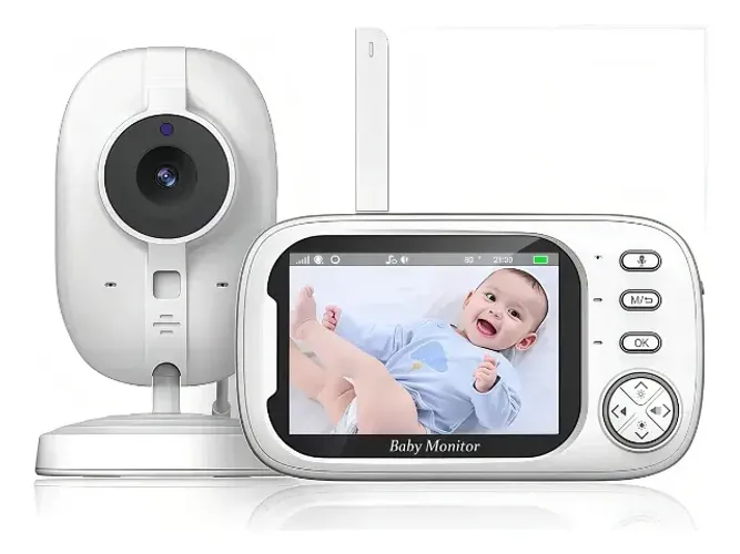 Babá Eletrônica Yoredot ABM600 Câmera Visão Noturna Tela 3.5"