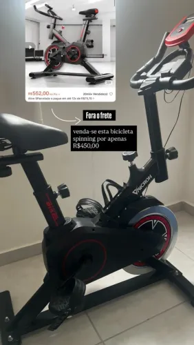 VENDA-SE ESTA BICICLETA ERGOMÉTRICA