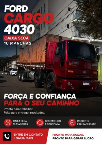 vendo ford cargo 4030 ano 2002