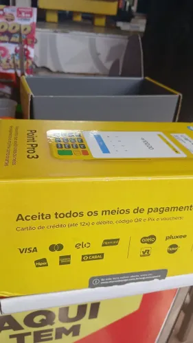 Maquina point pro 3 mercado pago.pronta entrega ha deixo instalada
