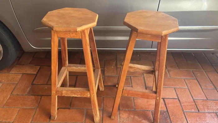 Banquetas madeira 70cm