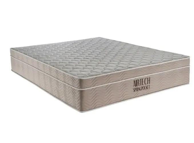 Cama super king sise com cabeceira de madeira
