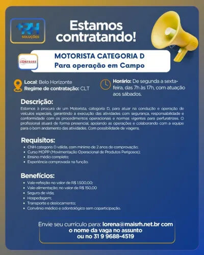 Vagas de emprego
