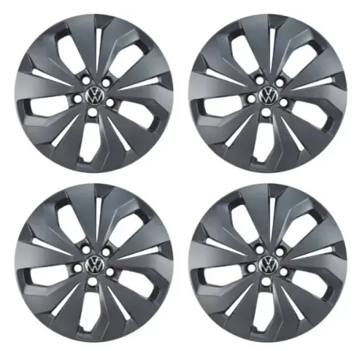 Jogo 4 Calotas Novas Aro 16 Originais Volkswagen Nivus_Aceito Cartão*