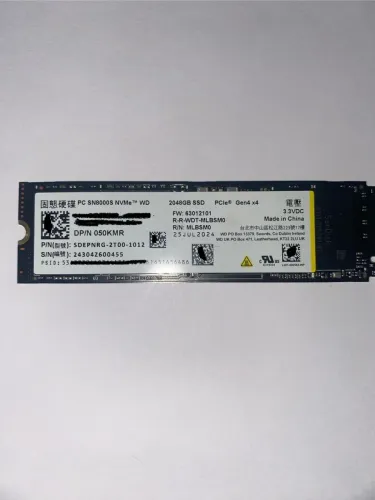 Ssd 2TB PCIe Gen4