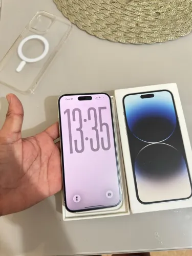 iPhone 14 Pro Max 128gb silver branco