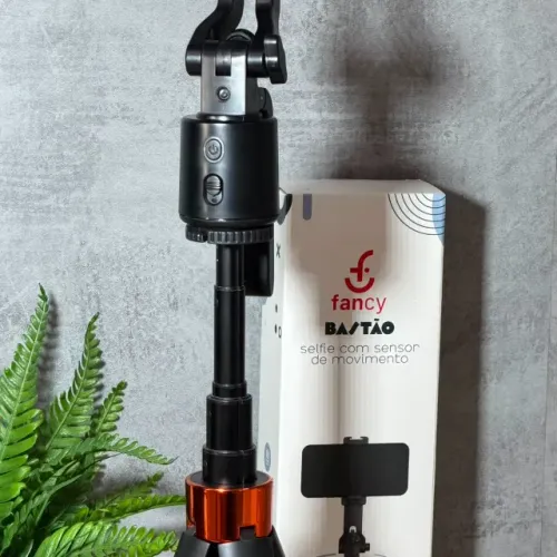 BASTÃO E TRIPÉ DE SELFIE COM PROJEÇÃO DE TELA FANCY