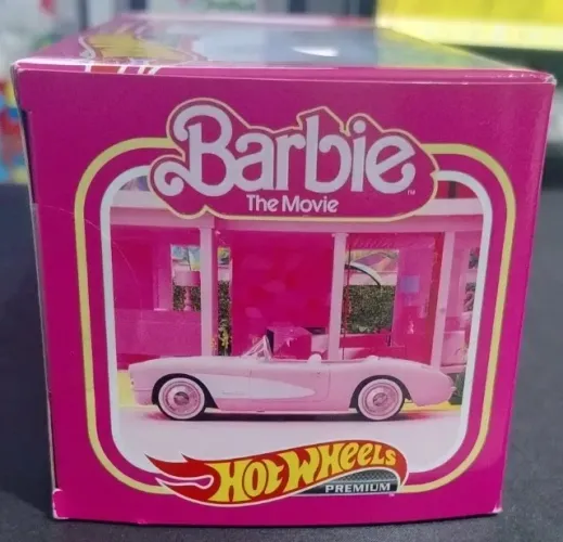 1956 Corvette Filme Barbie - caixa do colecionador