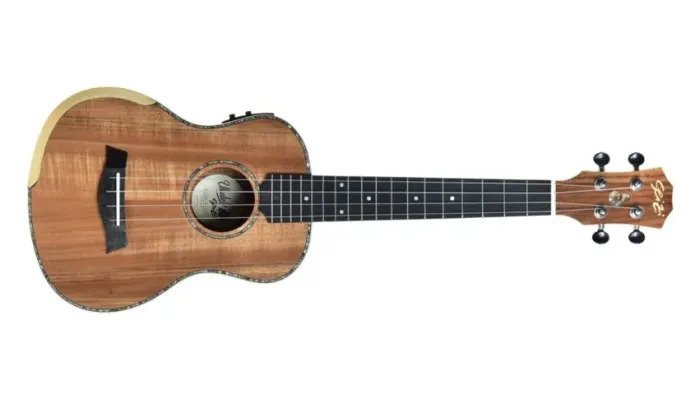 Ukulele Seizi Kauai Tenor - Koa Sólido Elétrico