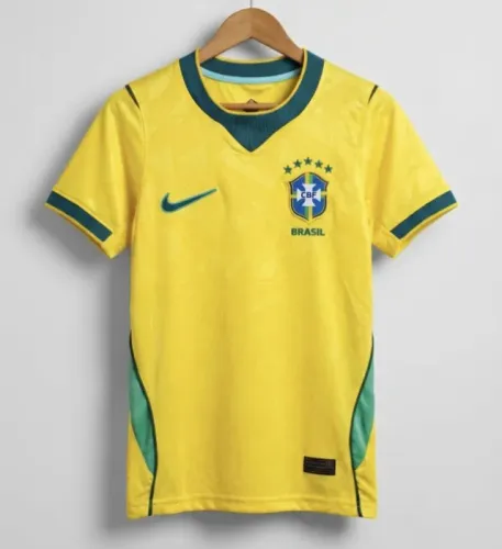 Camisa do Brasil Baby look feminina - Queima de Estoque