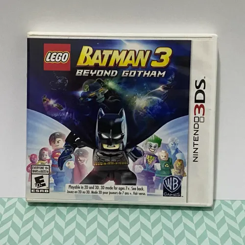 jogo lego batman 3 beyond gotham nintendo 3ds completo com os encartes