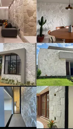 Pedras naturais para revestimentos internos e externos 