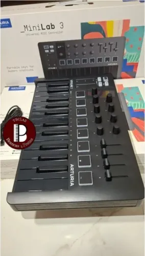 Teclado Controlador Arturia Minilab 3 - NOVO - Aceito Troca - Dividimos em até 12X