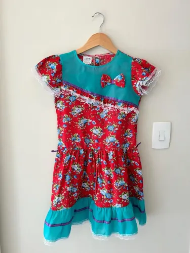 Vestido Festa Junina Infantil