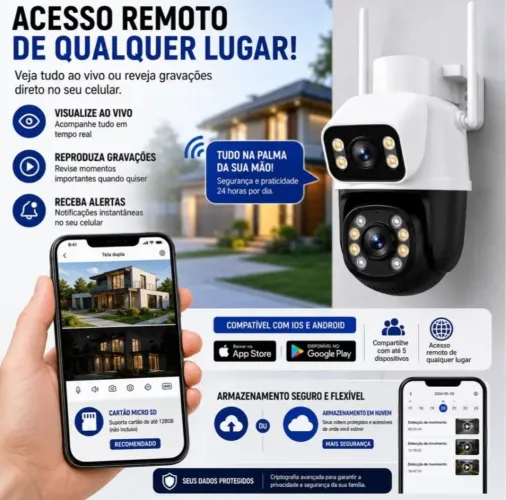 CÂMERAS DE SEGURANÇA WI-FI
