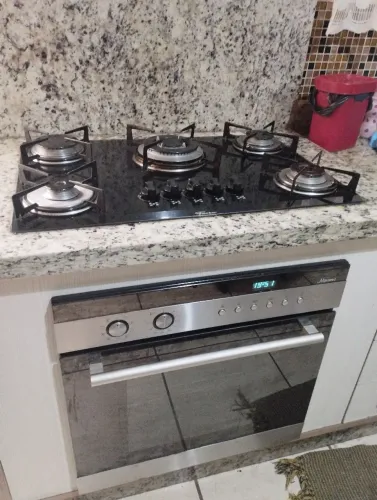 Conjunto de forno e fogão Fischer