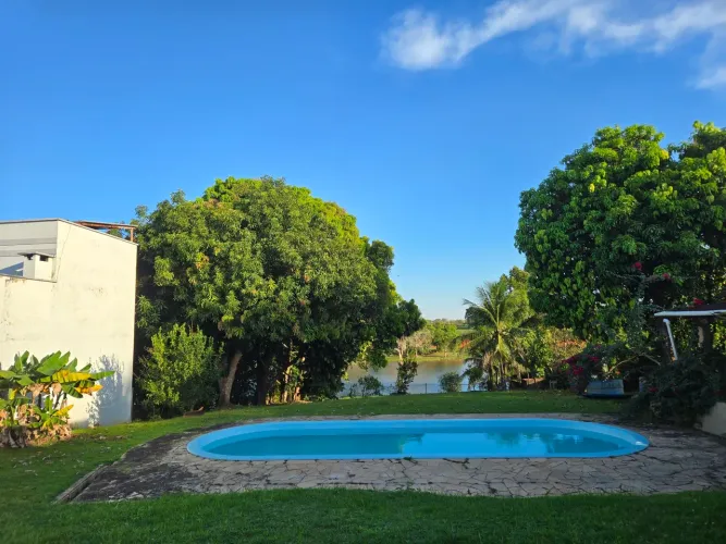 Piscina grande de fibra de vidro
