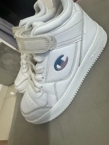 Tênis Infantil Champion Rebound Vintage Mid (Branco) - Pouco Uso