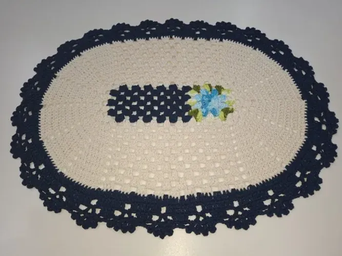 TAPETE DE CROCHE INDIVIDUAL