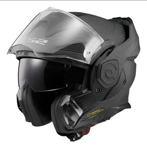 Capacete Moto 100% Carbono Fosco Ls2 Advant X 180 Graus