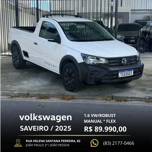 Volkswagen Saveiro Robust 1.6 Total Flex 8V 2025