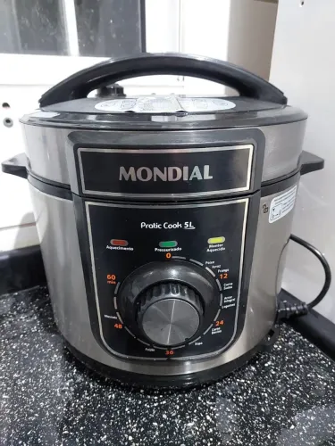 Panela de pressão elétrica pratic cook 5L mondial