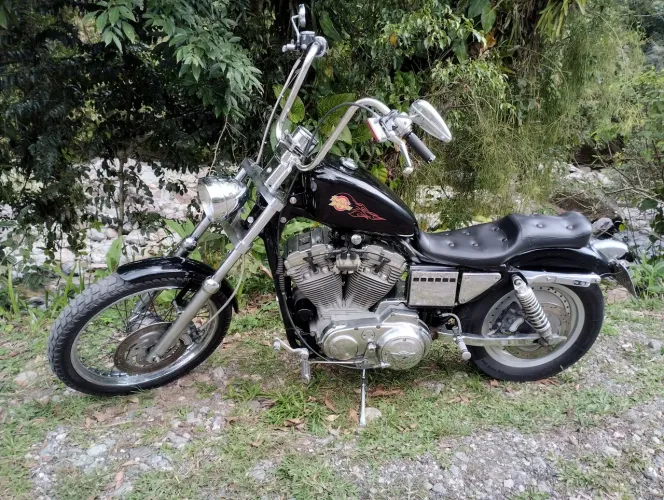Harley carburada sportster XLH 883 C - 2000.