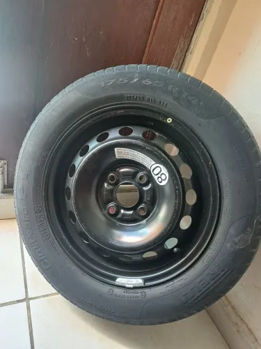 Aro 14 furacão 4x100 com pneu 