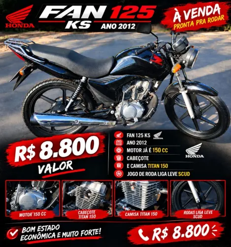 Vendo fan KS em otimo estado