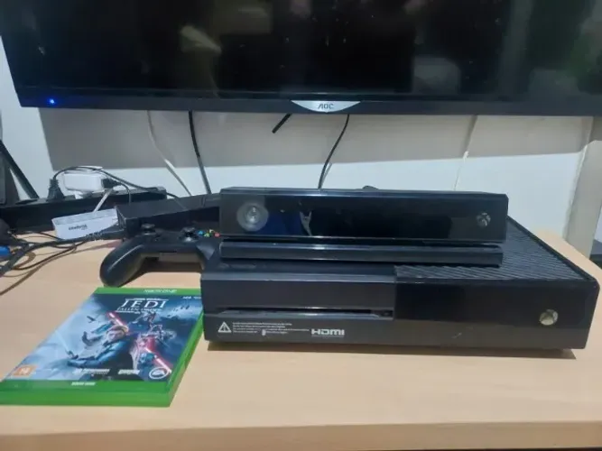 Console Xbox One 1tb + Kinect + Controle + 1 Jogo