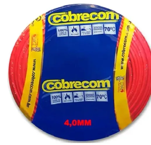 Fio cobrecom vermelho