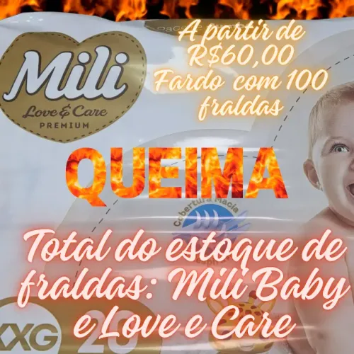 TORRA ESTOQUE DE FRALDAS MILI
