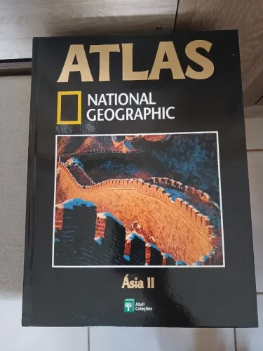 Livro Atlas National Geografic Ásia II 2 Abril Coleções Vol 8