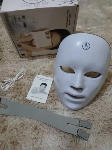 Máscara led terapia estetica facial 