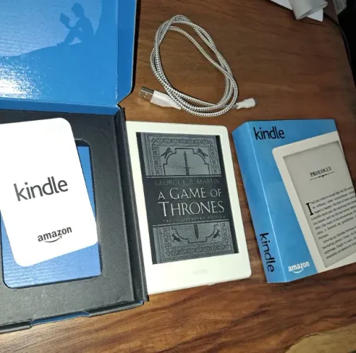 Kindle 8 Branco Funciona Perfeitamente