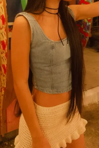 Saia crochê