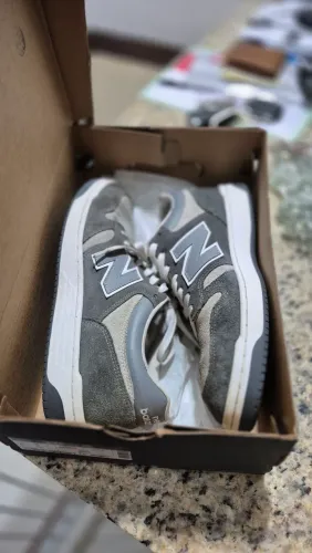 ORIGINAL Tênis New Balance 480 Low Cinza Suede