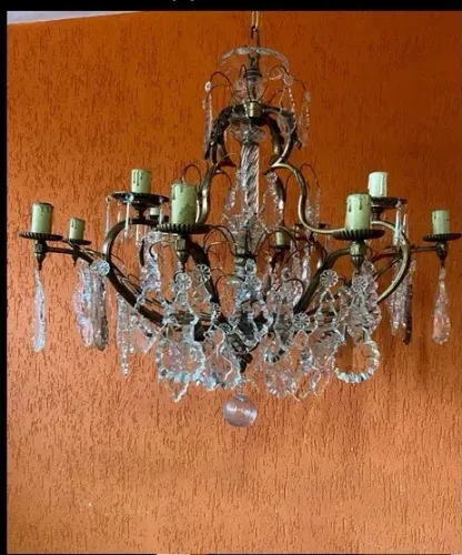 Lustre antigo em cristal Versalhes Lira