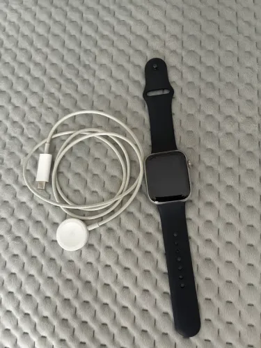 Apple Watch serie 8 aço inox safira 