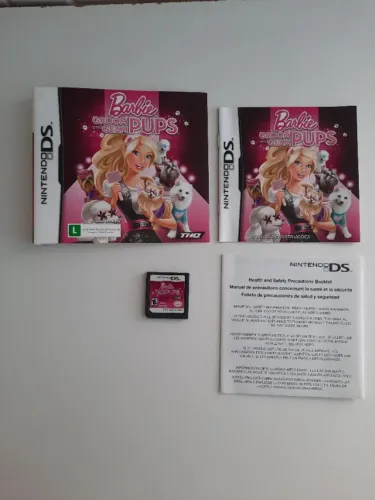 Jogo Barbie Groom and Glan Pups original para Nintendo DS/3DS