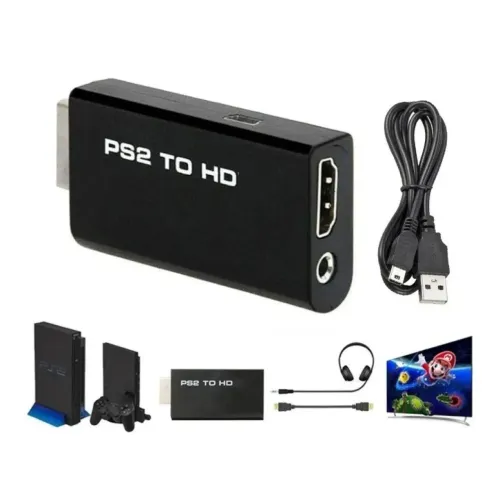 Adaptador De Vídeo Para Ps2 Hdmi Full Hd 1080P Tv Monitor